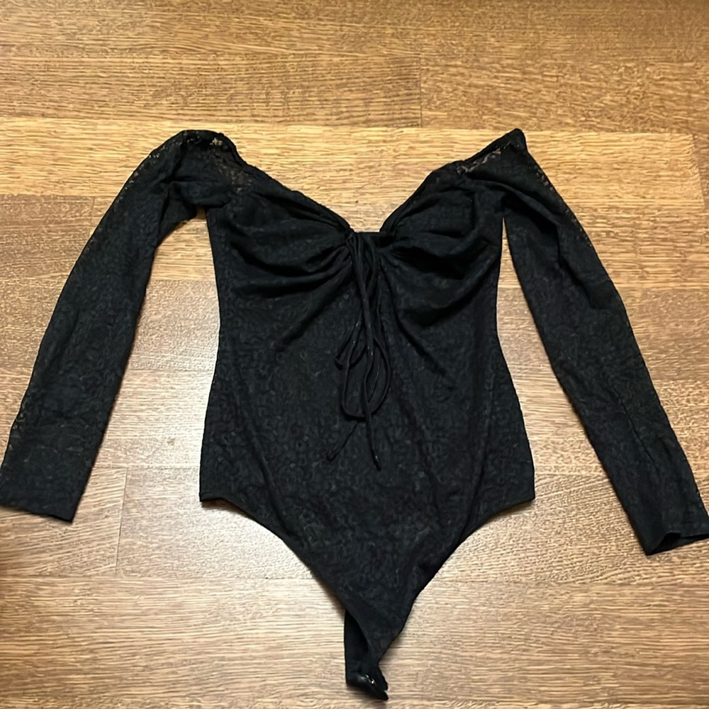 Black bodysuit in excellent condition